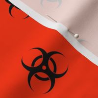 biohazard neon orange