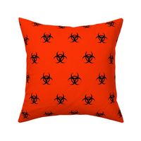 biohazard neon orange