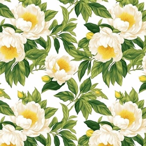 White Peonies