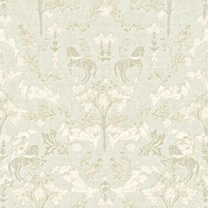 Countryside Equestrian Ever So Soft Green and Cream