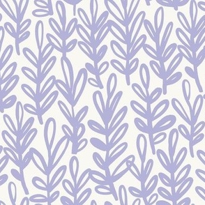 LOOPY STEMS - Lavender + Ivory