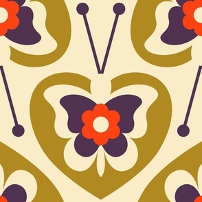 2801 A Large - Scandinavian / midcentury butterflies