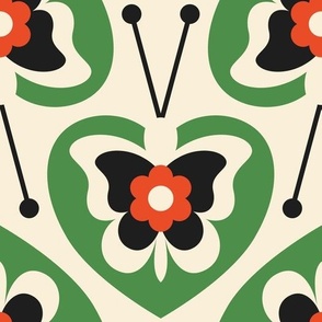 2801 B Large - Scandinavian / midcentury butterflies