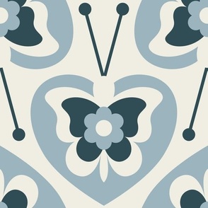 2801 E Large - Scandinavian / midcentury butterflies