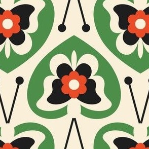 2801 B Medium - Scandinavian / midcentury butterflies