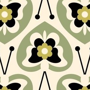 2801 D Medium - Scandinavian / midcentury butterflies