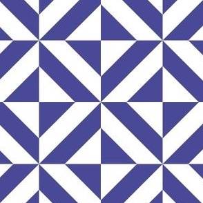 Diagonal lilac stripes in squares