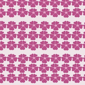 pink flower vector pattern 