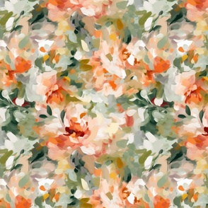 Floral Abstract green 