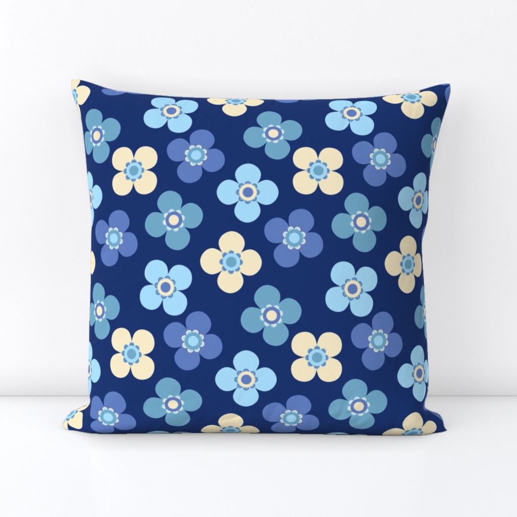 Pastel Blue Poppies by Cheerful Madness!!