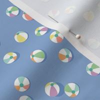 Bouncing Beach Balls - Periwinkle, Small Scale