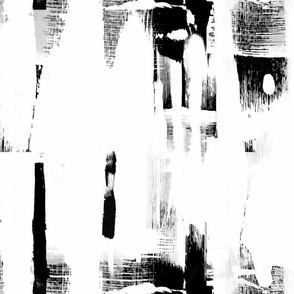 white and black abstract brush stroke artistic graphic large scale