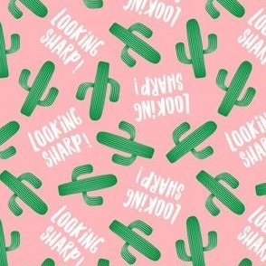 Looking Sharp! - Cactus fun - pink - LAD23