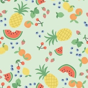 Feelin' Fruity - Pale Green, Medium Scale