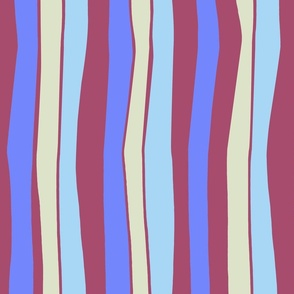 Warped Stripes Blue
