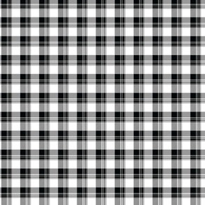 Black and White Plaid - Small (Black and White Collection)