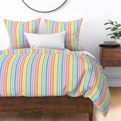 Summertime Stripe - Rainbow, Medium Scale