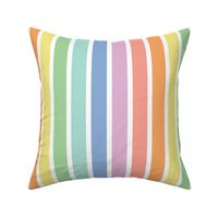 Summertime Stripe - Rainbow, Large Scale