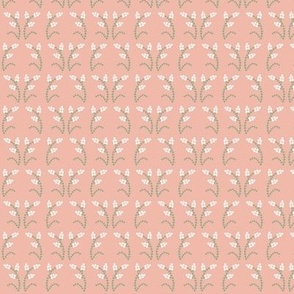 Annette Floral Arch dark: Shell Pink & Sage Small Floral