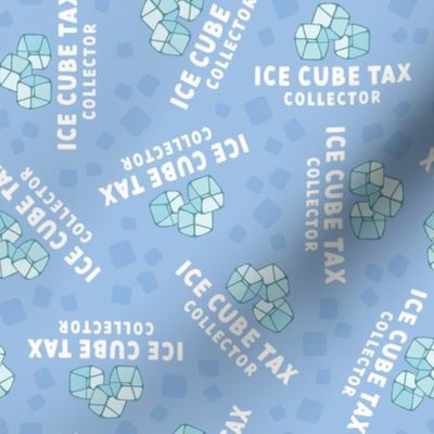 Ice Cube Tax Collector - Periwinkle, Medium Scale