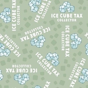 Ice Cube Tax Collector - Sage, Medium Scale
