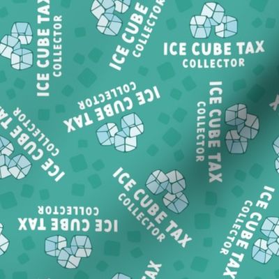 Ice Cube Tax Collector - Aqua, Medium Scale