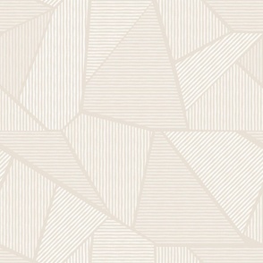 Natural geometric home decor. Abstract lines White and beige neutral stripes.