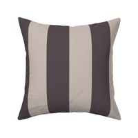 Bold Wide Thick Stripes _ Purple-Brown-Gray_ Silver Rust _ Color Block Stripe