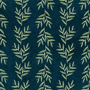Leaves - Blue and Green