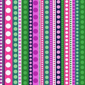 Dots and Stripes - Neon