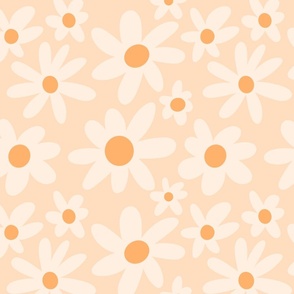 Flower field orange