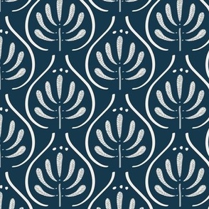 Boho Pattern Blue Petrol