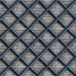 Mariner's Maze - Blue/Gray Wallpaper 