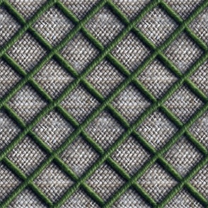 Mariner's Maze - Green/Gray Wallpaper 