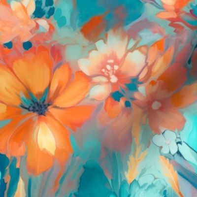 Bold Floral Abstract 