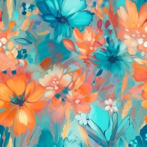 Bold Floral Abstract 