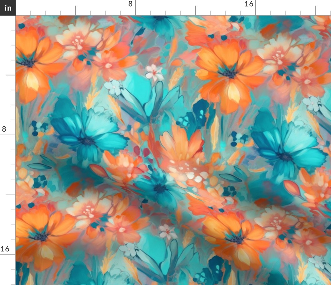 Bold Floral Abstract 