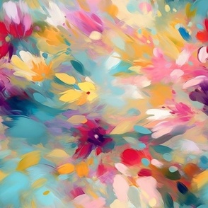 Abstract Floral Meadow 