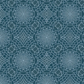 dark blue modern boho lace - magical meadow square-01