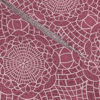 dark rose modern boho lace - magical meadow square-01