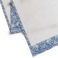 William Morris ~ Strawberry Thief ~ Blue & White