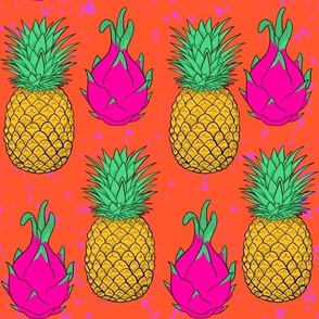 NO AI!! Spiky Tropical Fruit