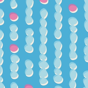 Sea Bubbles - 4  // Large Scale // orange pink