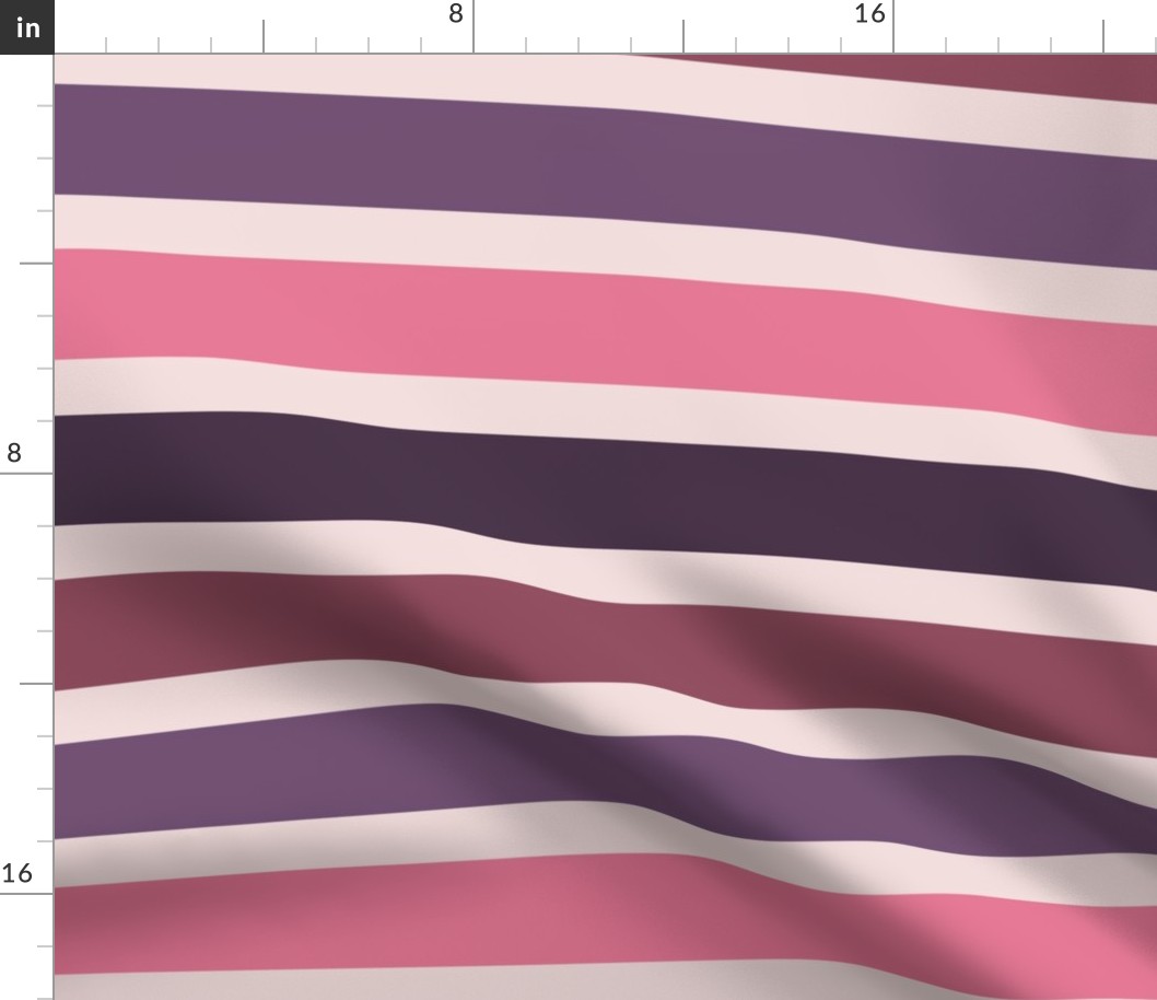 Shades of Pink Stripes