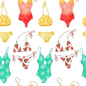 Swimsuit Bikini - Summer Beach Print