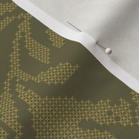 Khaki Embroidery
