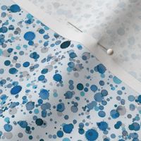 Splatter paint Drops artistic texture Blue Micro