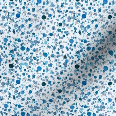 Splatter paint Drops artistic texture Blue Micro