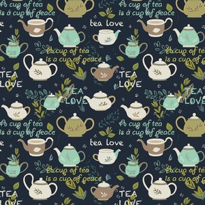 Tea Time relax dark green