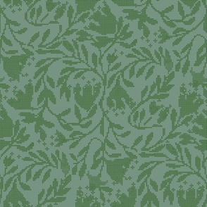 Sage Green Embroidery